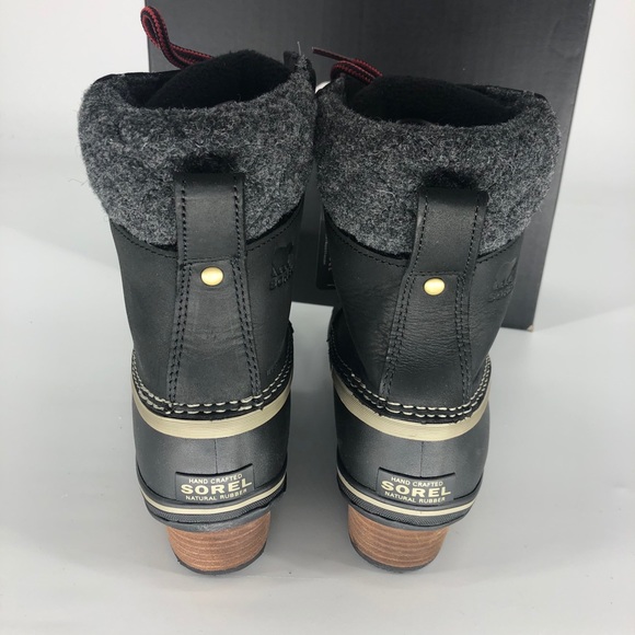 SOREL NWT SLIMPACK LACE II BOOTS BLACK KETTLE - Picture 5 of 10
